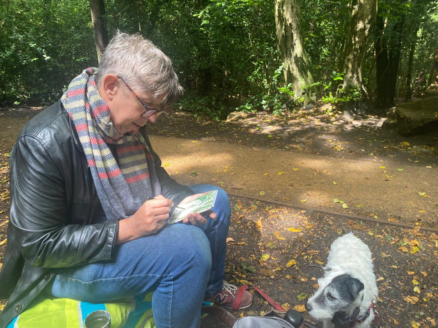 Sydenham Hill Woods Folly. Painted on site (Au Plein Air)