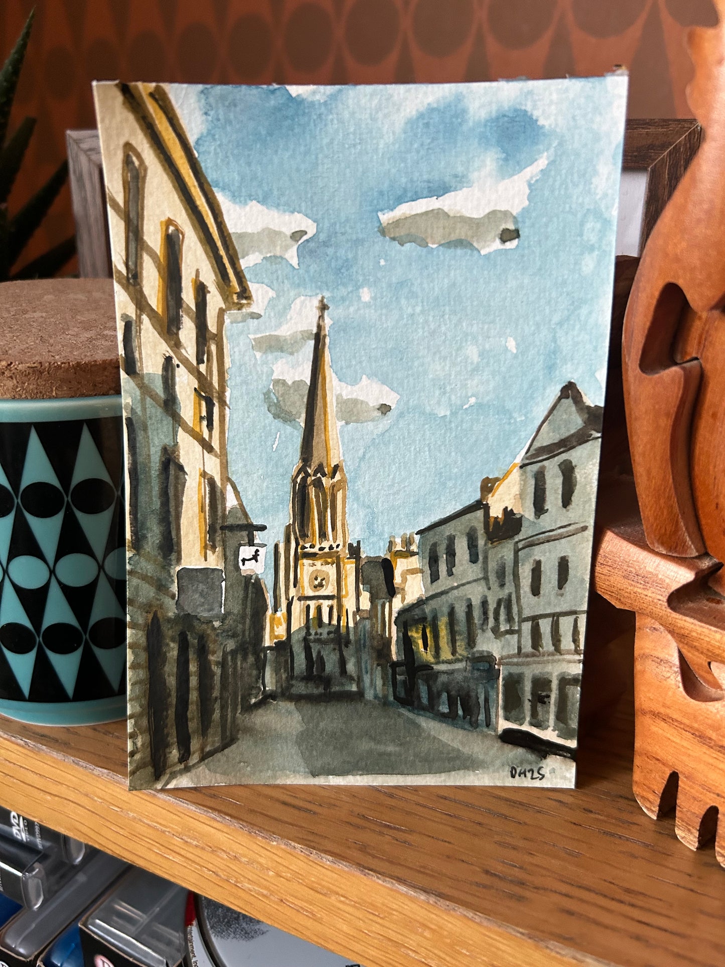 St Michael’s Church, watercolour painting
