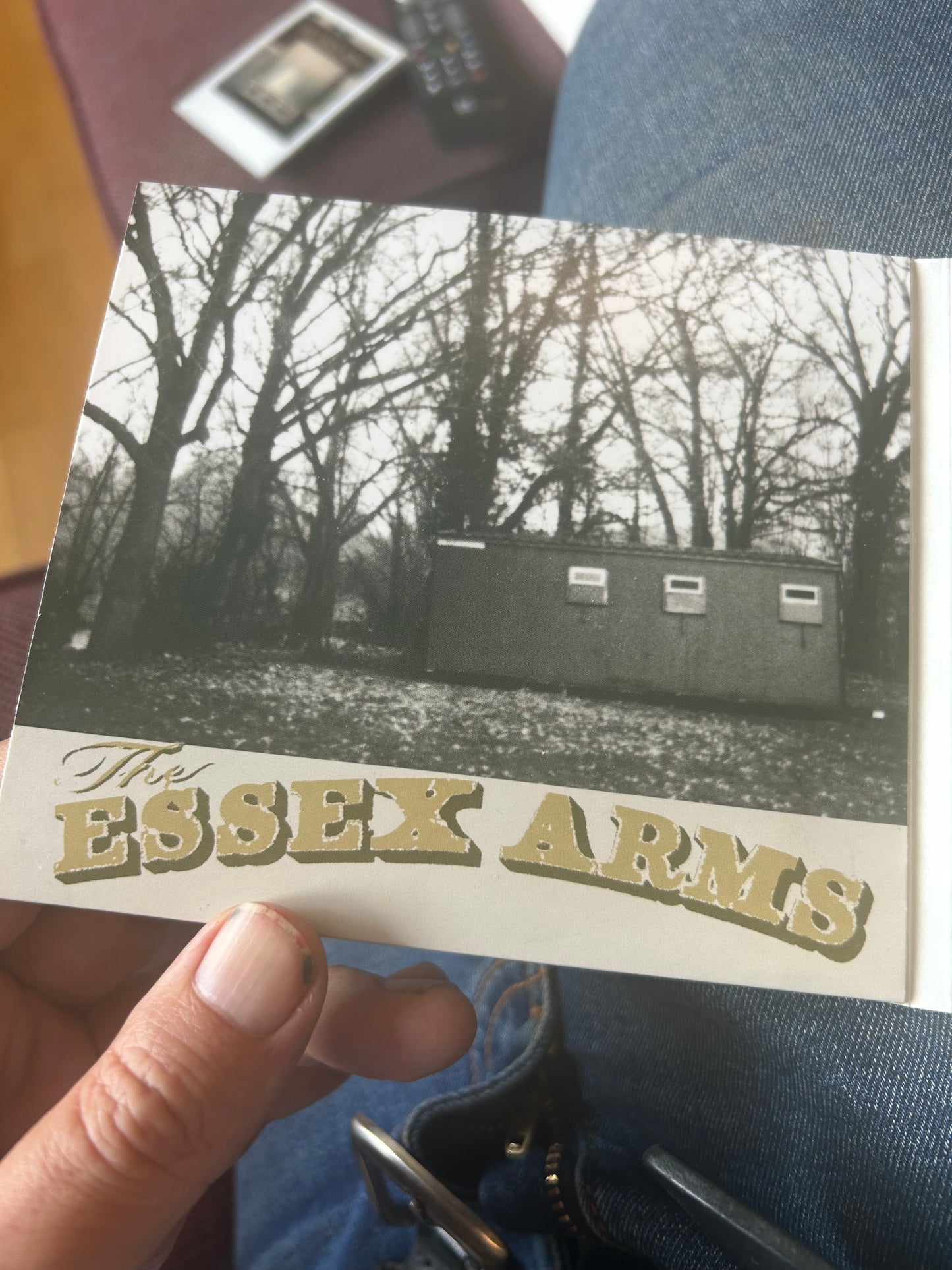 Polaroid photo 017. A Polaroid photo by Darren used as part of the artwork for his album Essex Arms. Darren will sign the back of the photograph.