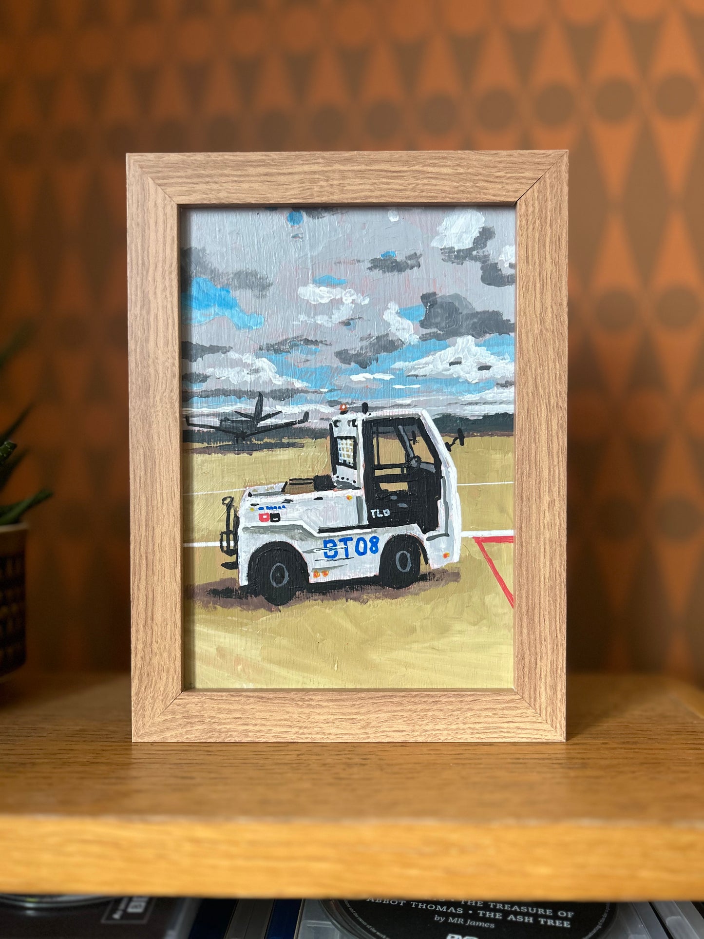 A5 Painting of Airport Vehicle 03 'Where were you?'