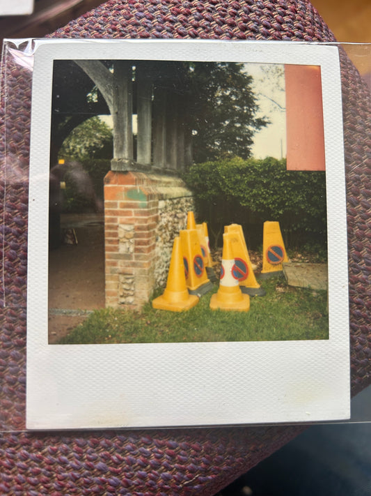 Polaroid photo 012. A Polaroid photo by Darren used as part of the artwork for his album Essex Arms. Darren will sign the back of the photograph.