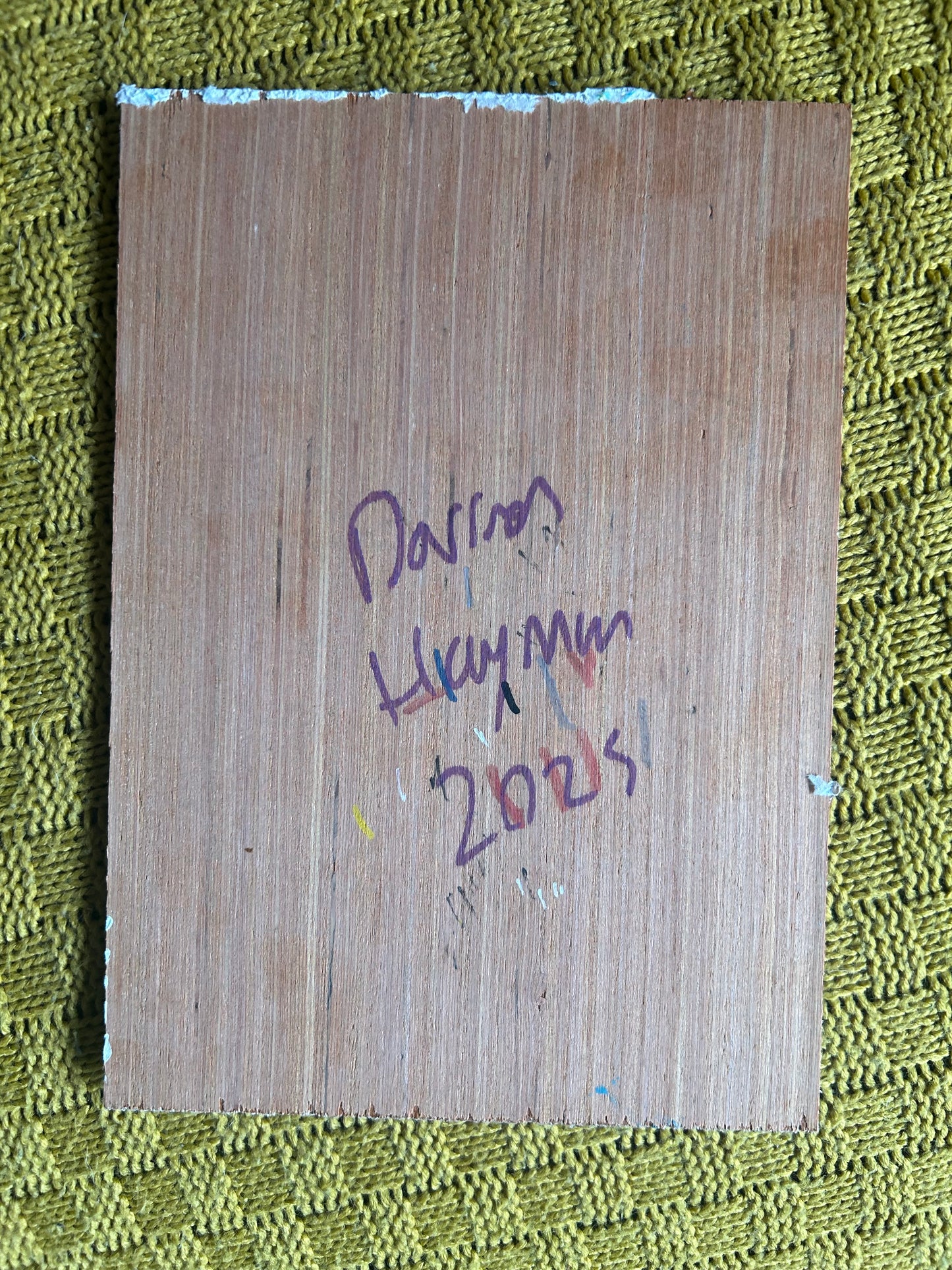 Lego Spaceman 1979. A5 painting. Acrylic on board. Framed. 2025