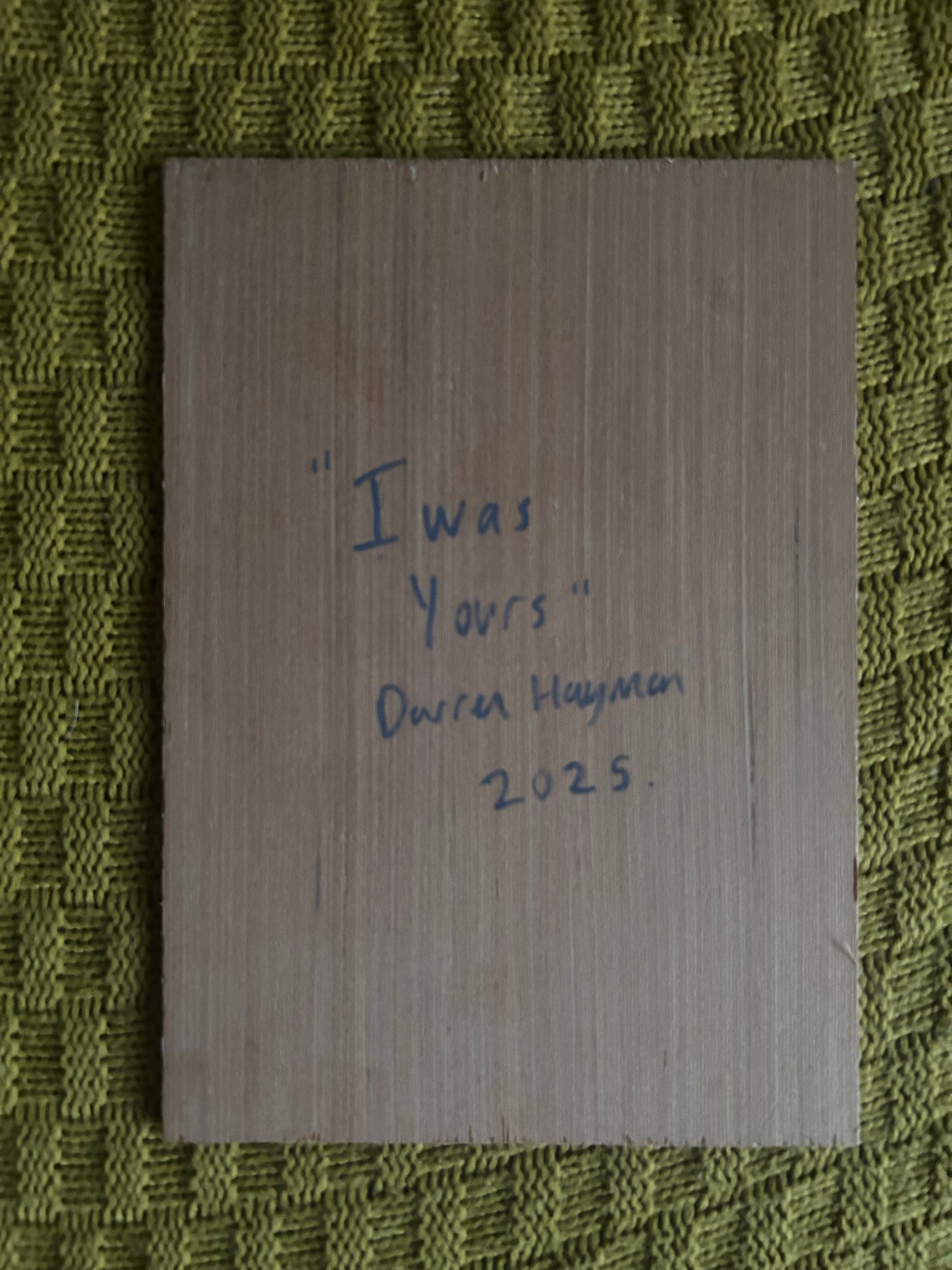 ‘I Was Yours’ Painting of Space Hopper toy. Acrylic on board. Framed. 2025.