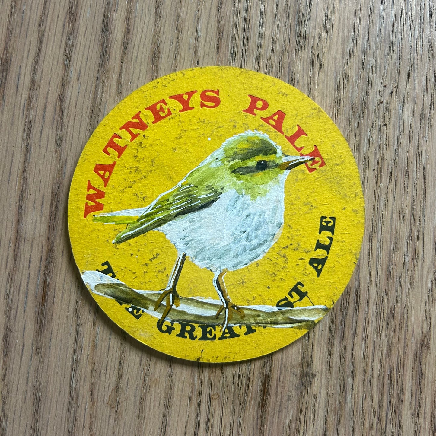 Birds on Beer Mats. A 104 page hardback book. 21cm x 21cm.